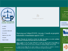 Tablet Screenshot of cabinetfojou.com